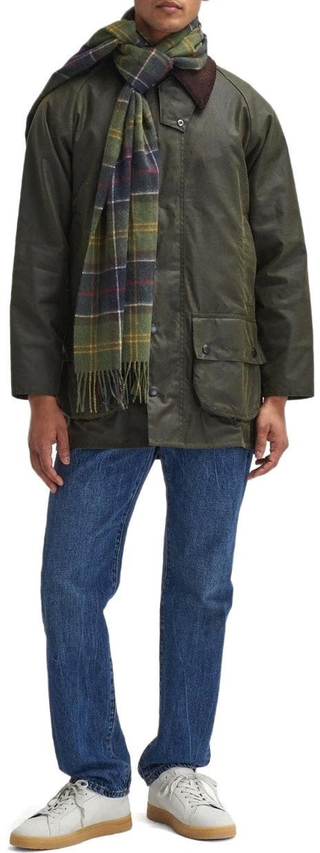Barbour BARBOUR BRADEN TARTAN BLUE SCARF Groen