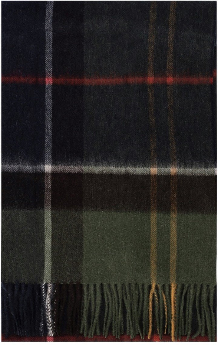 Barbour BARBOUR CARRBRIDGE TARTAN BLUE SCARF Groen