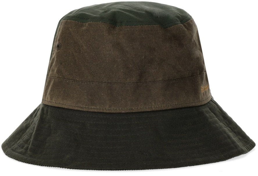 Barbour BARBOUR BRACKLEY WAX BUCKET HAT Groen