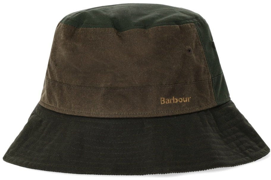 Barbour BARBOUR BRACKLEY WAX BUCKET HAT Groen