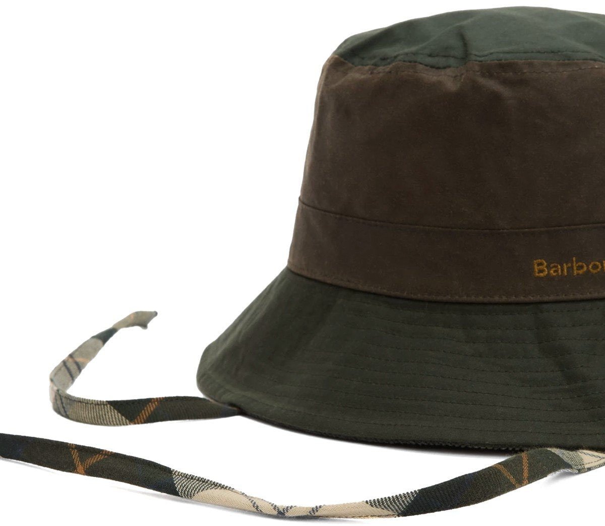 Barbour BARBOUR BRACKLEY WAX BUCKET HAT Groen