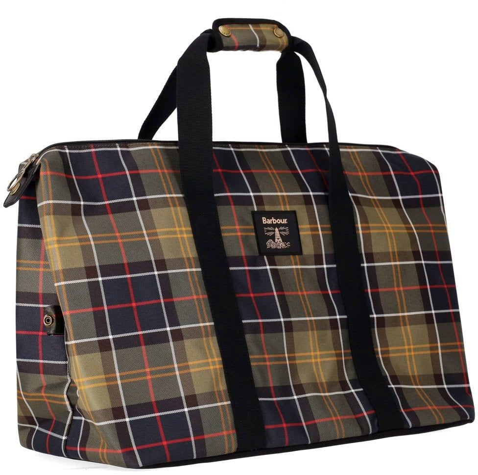 Barbour BARBOUR TORRIDON CLASSIC TARTAN DUFFLE BAG Groen