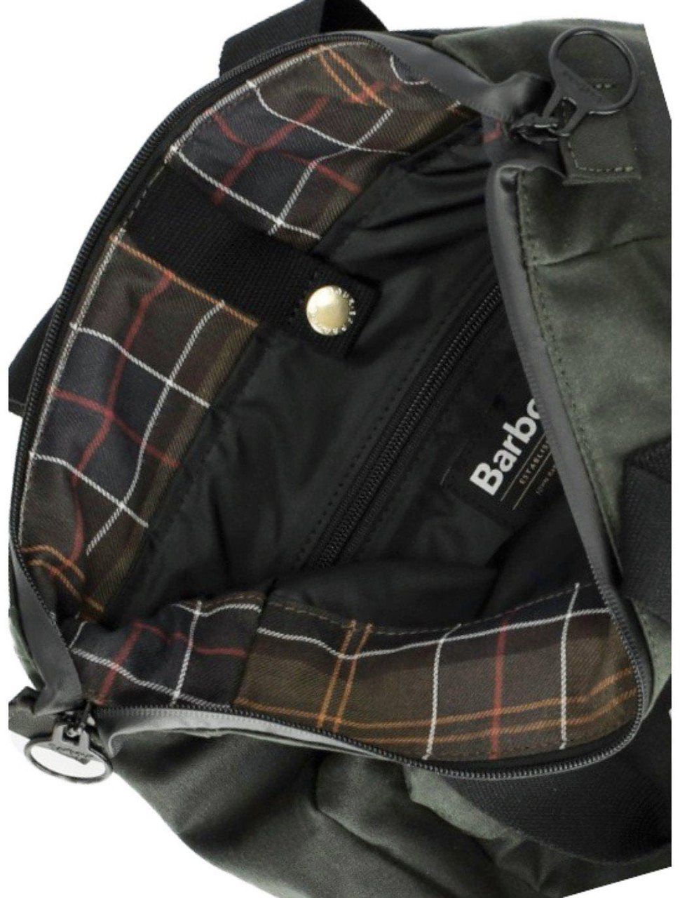 Barbour BARBOUR FIELD WAXED SAGE BACKPACK Groen