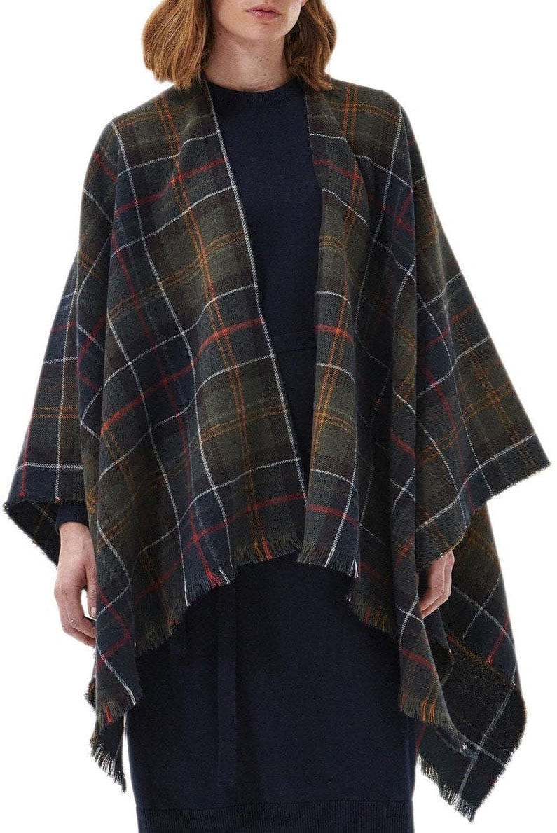 Barbour BARBOUR MONTIETH CLASSIC TARTAN CAPE Groen