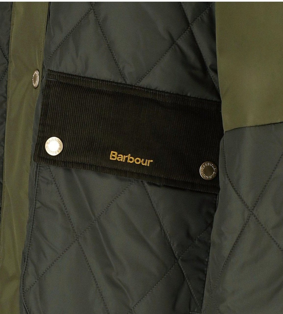 Barbour BARBOUR ELSPETH QUILTED HOODED JACKET Groen