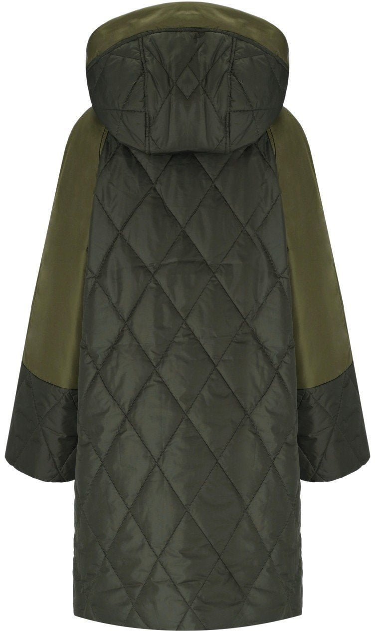 Barbour BARBOUR ELSPETH QUILTED HOODED JACKET Groen