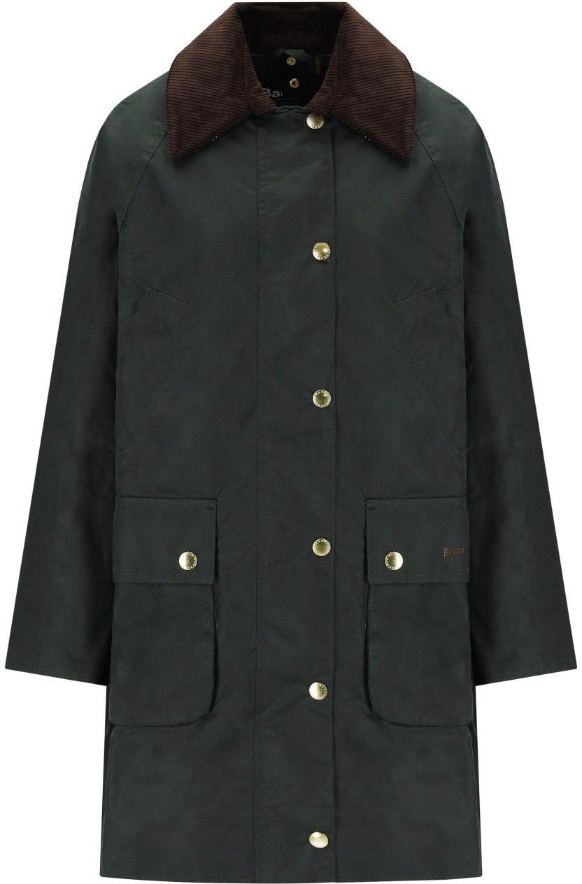 Barbour BARBOUR BEADNELL SAGE LONG JACKET Groen