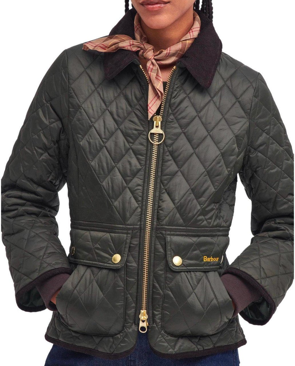 Barbour BARBOUR BEADNELL FITTED JACKET Groen