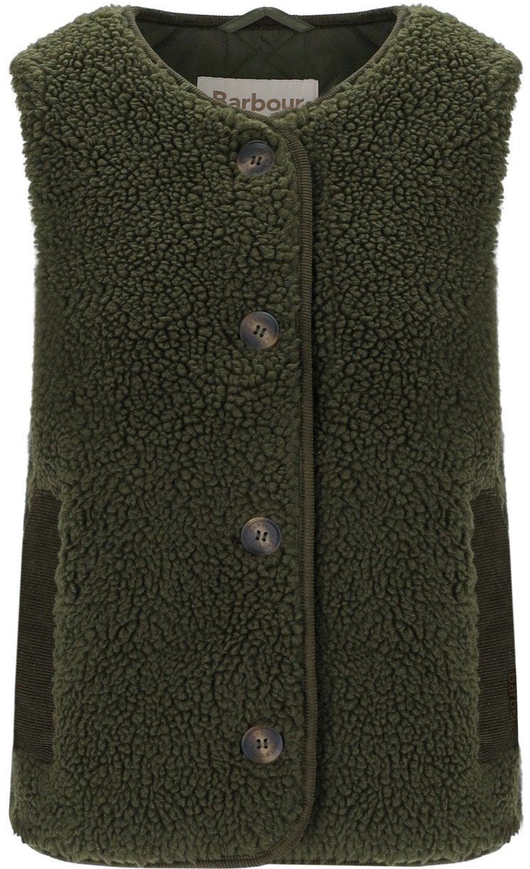 Barbour BARBOUR LUCIANA FLEECE VEST Groen