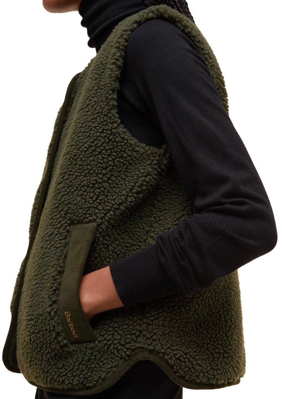 Barbour BARBOUR LUCIANA FLEECE VEST Groen