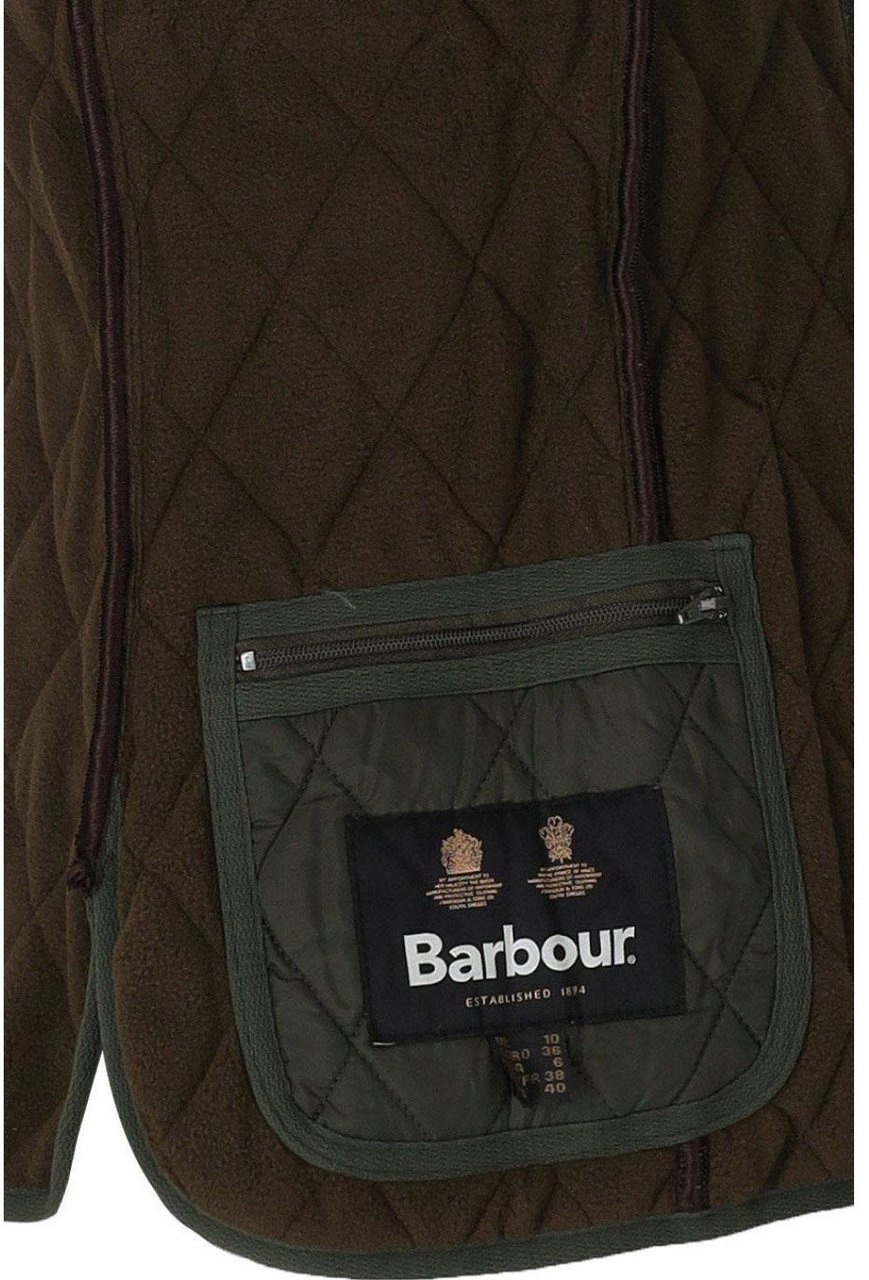 Barbour BARBOUR BETTY FLEECE OLIVE VEST Groen