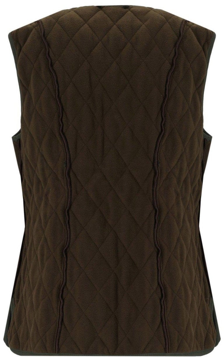 Barbour BARBOUR BETTY FLEECE OLIVE VEST Groen