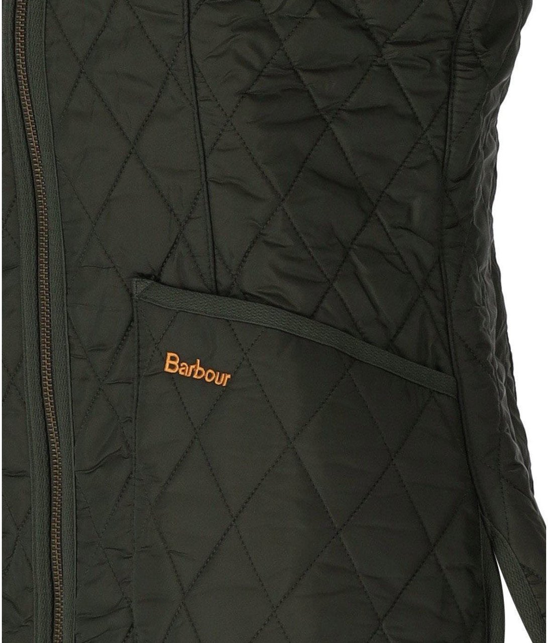 Barbour BARBOUR BETTY FLEECE OLIVE VEST Groen