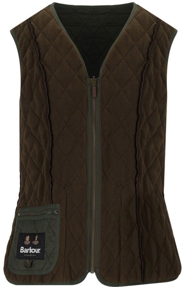 Barbour BARBOUR BETTY FLEECE OLIVE VEST Groen