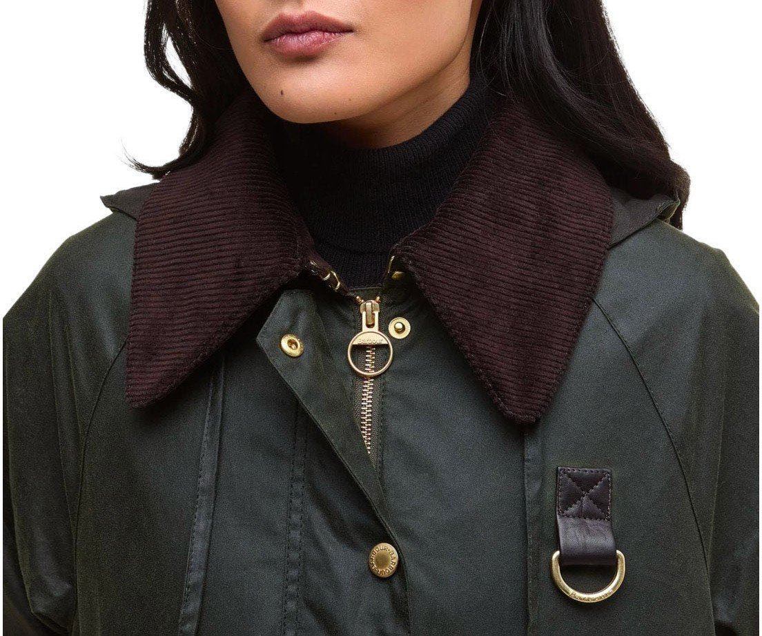 Barbour BARBOUR REIGHTON WAX HOODED JACKET Groen