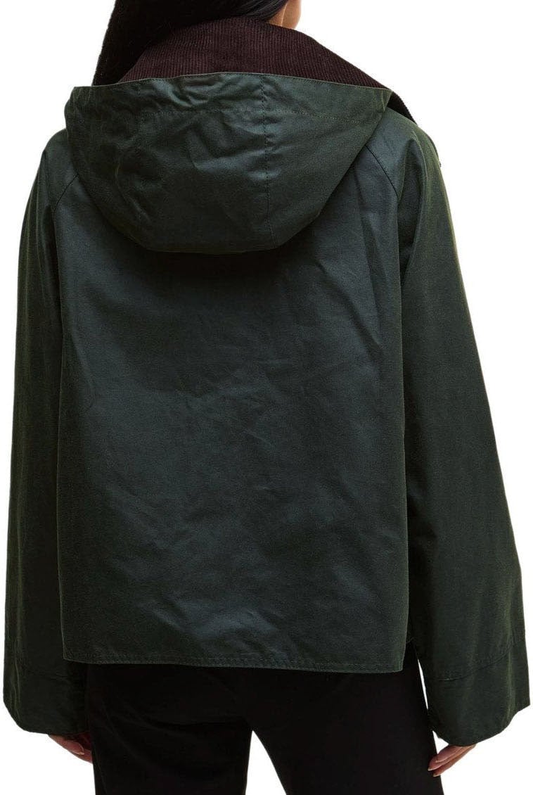Barbour BARBOUR REIGHTON WAX HOODED JACKET Groen