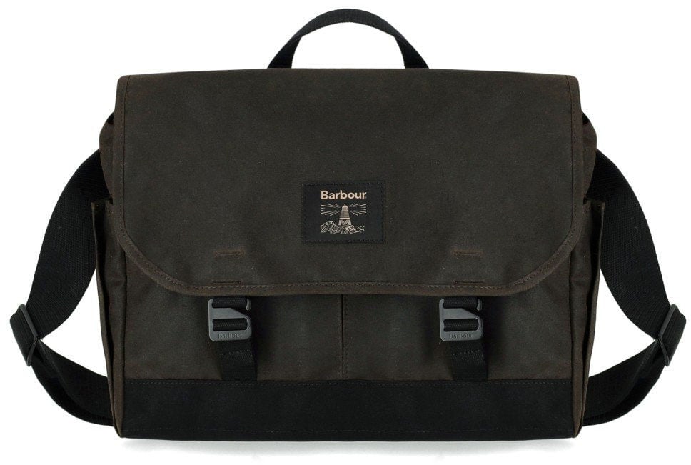 Barbour BARBOUR FIELD OLIVE MESSENGER BAG Groen