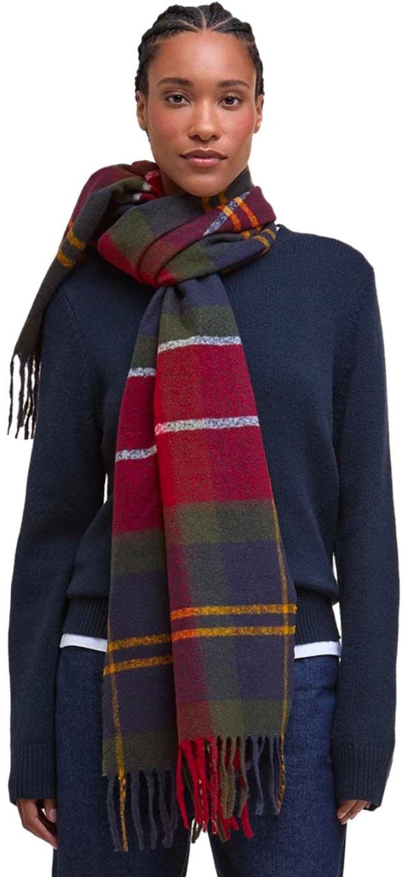 Barbour BARBOUR DEANNA TARTAN SCARF Rood