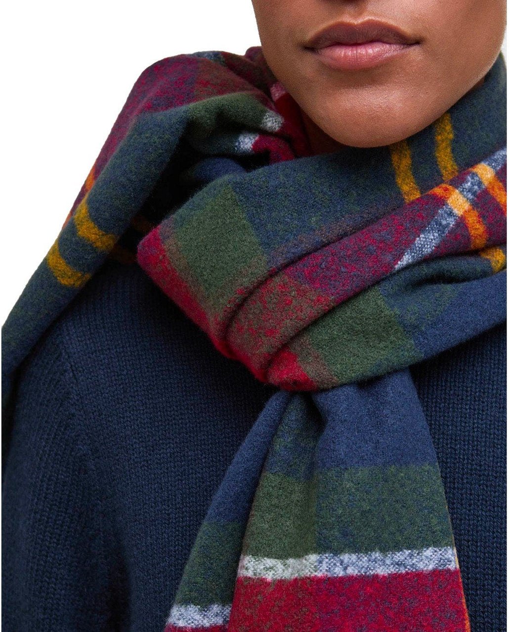 Barbour BARBOUR DEANNA TARTAN SCARF Rood
