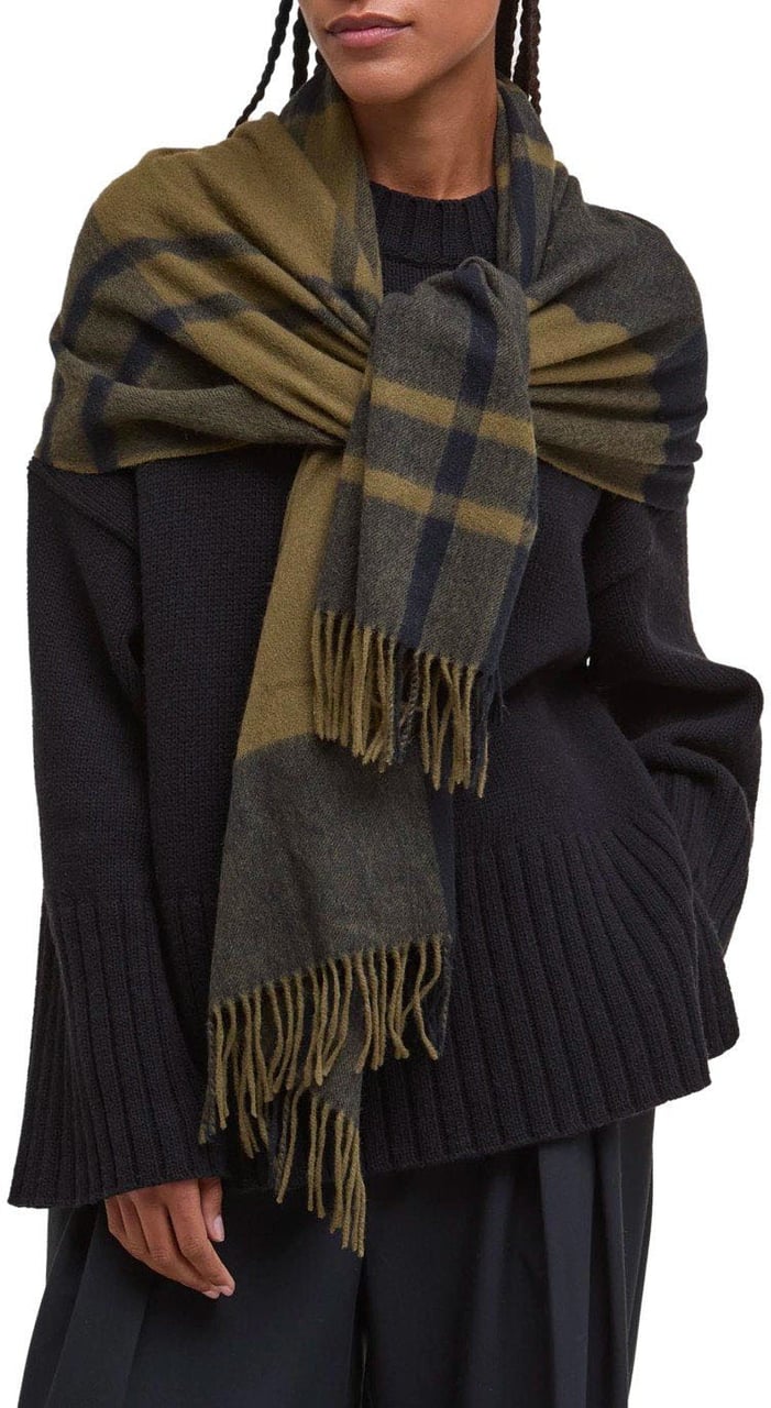 Barbour BARBOUR MAXIME TARTAN SCARF Groen