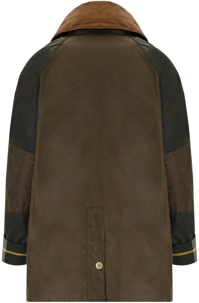 Barbour BARBOUR ALLERSTON WAX OLIVE JACKET Groen
