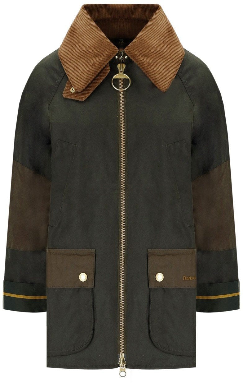 Barbour BARBOUR ALLERSTON WAX OLIVE JACKET Groen