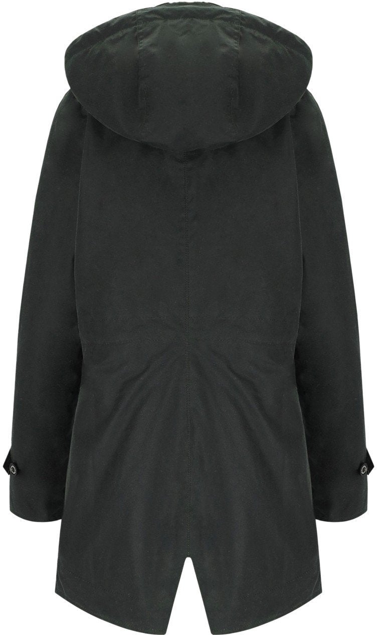 Barbour BARBOUR CANNICH WAX HOODED JACKET Groen