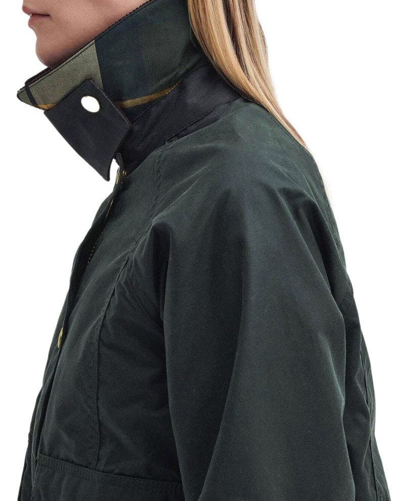 Barbour BARBOUR BEADNELL WAX CROPPED JACKET Groen