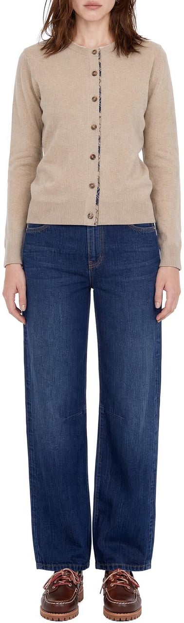 Barbour Sweaters Honey/Birchwood Tartan Beige