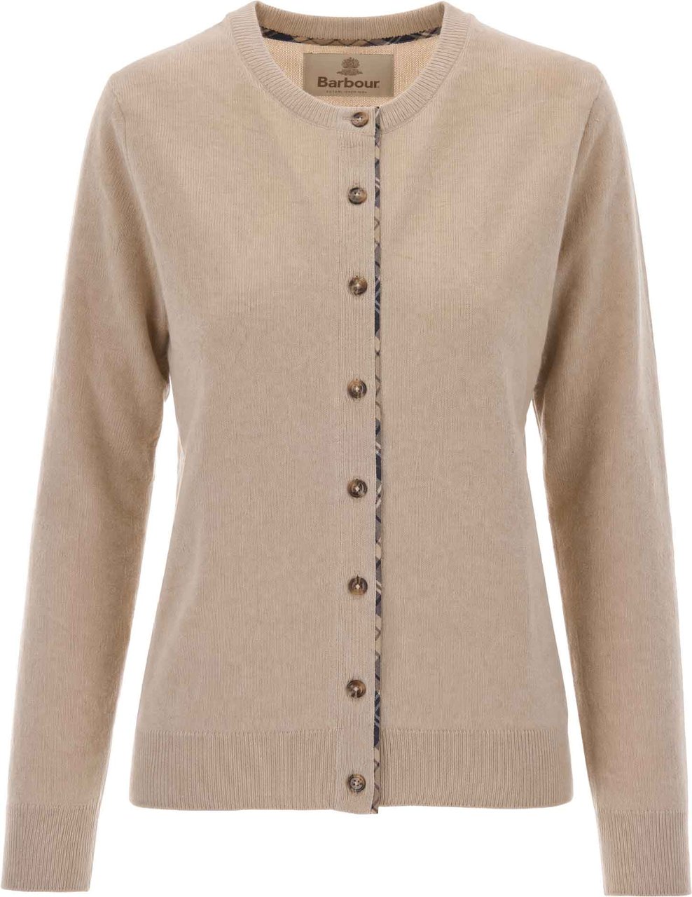 Barbour Sweaters Honey/Birchwood Tartan Beige