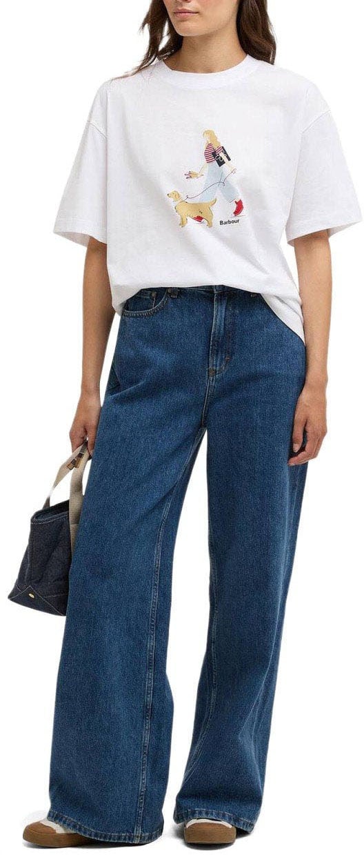 Barbour BARBOUR DERWENT T-SHIRT Wit