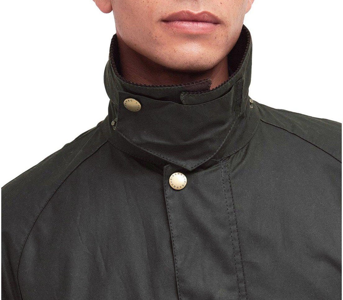 Barbour BARBOUR ASHBY WAX OLIVE JACKET Groen