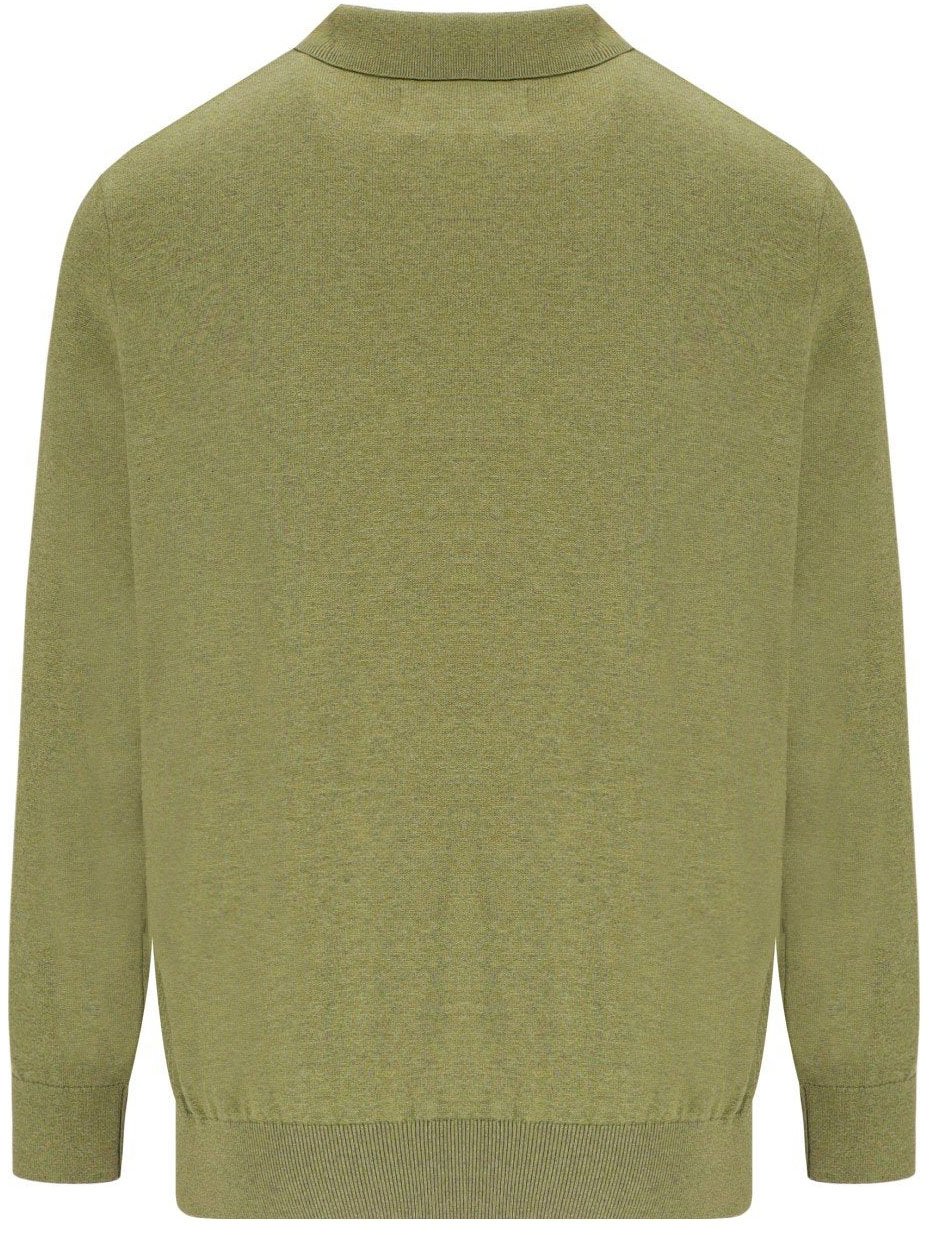 Barbour BARBOUR PIMA LAUREL KNITTED POLO SHIRT Groen