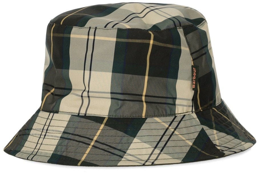 Barbour BARBOUR HUTTON REVERSIBLE BUCKET HAT Groen