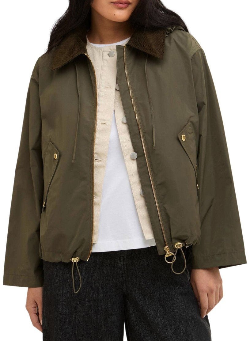 Barbour BARBOUR WEAVER IVY HOODED JACKET Groen