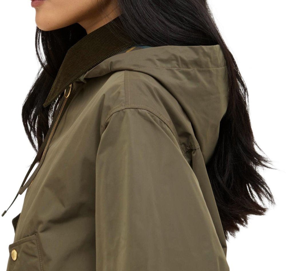 Barbour BARBOUR WEAVER IVY HOODED JACKET Groen