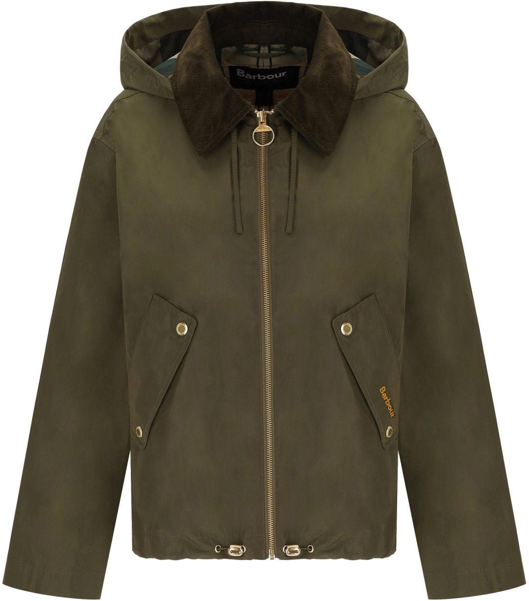 Barbour BARBOUR WEAVER IVY HOODED JACKET Groen