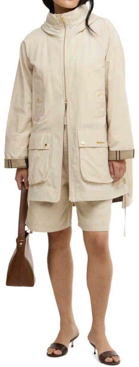 BARBOUR MIDDELMARCH HOODED JACKET Beige