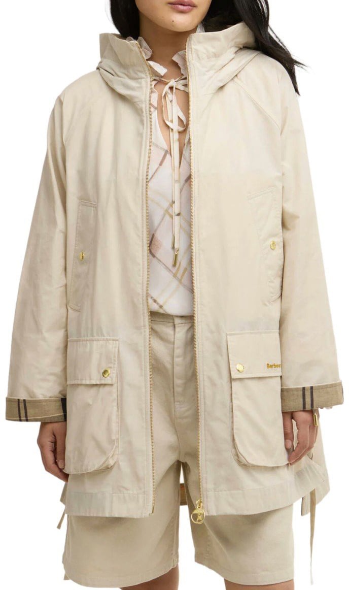BARBOUR MIDDELMARCH HOODED JACKET Beige