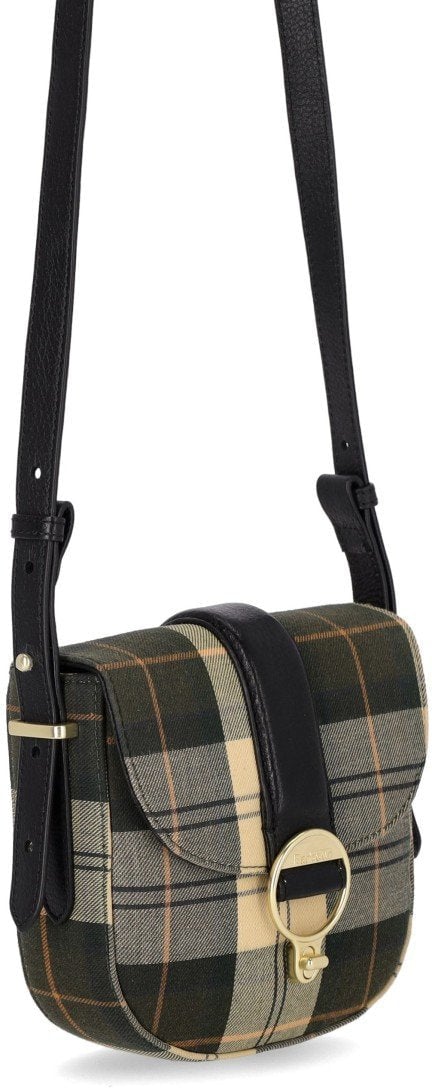 Barbour BARBOUR ELM TARTAN CROSSBODY BAG Groen