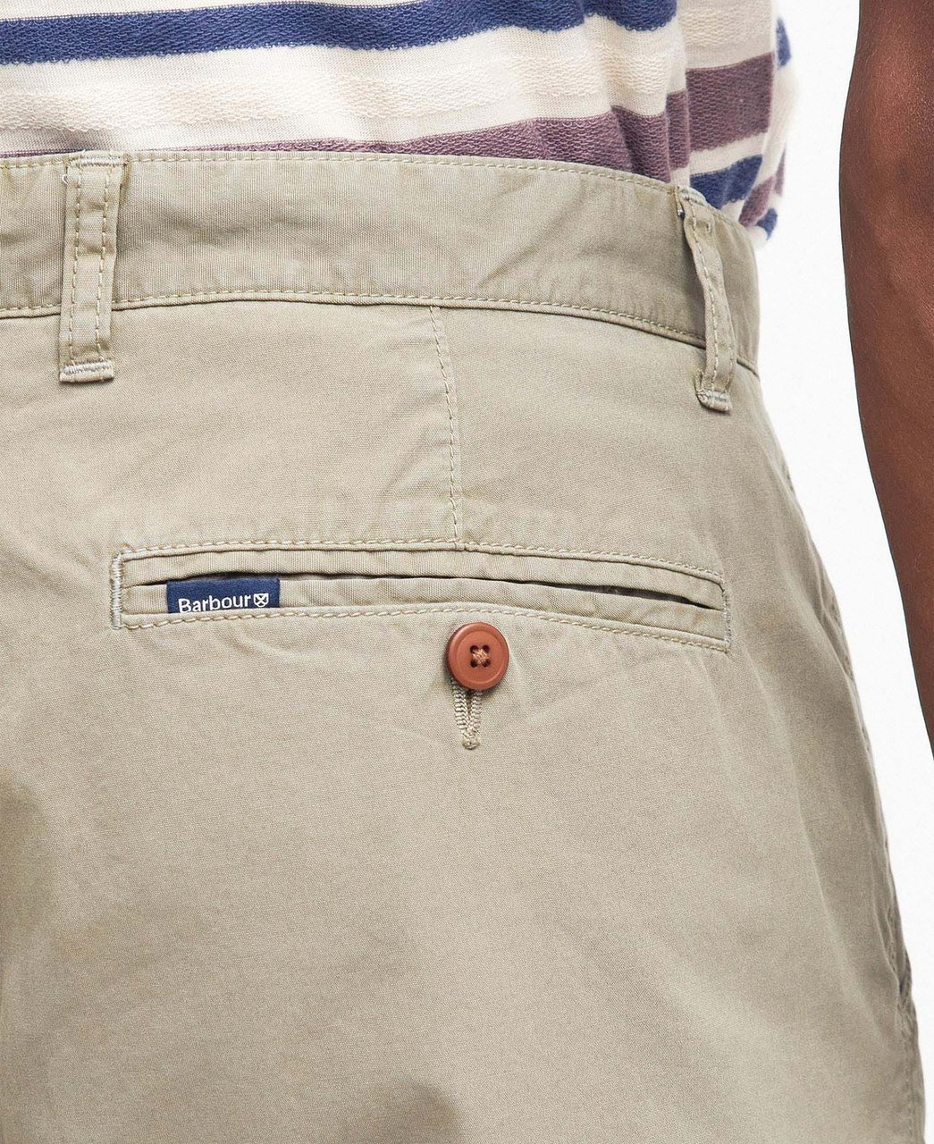 Barbour Bermuda kaki clair MST0015 OL38 Dusty Green Barbour Homme Divers