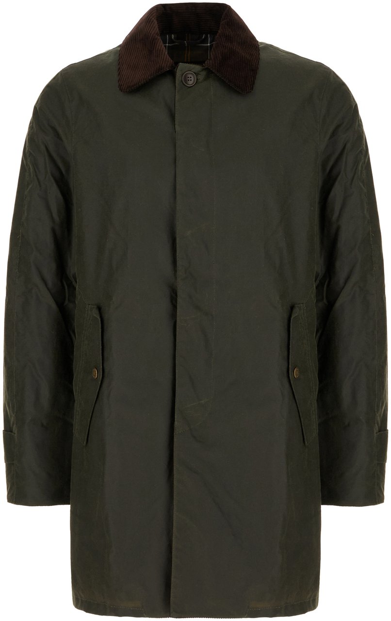 Barbour Barbour Dark green cotton jacket Groen