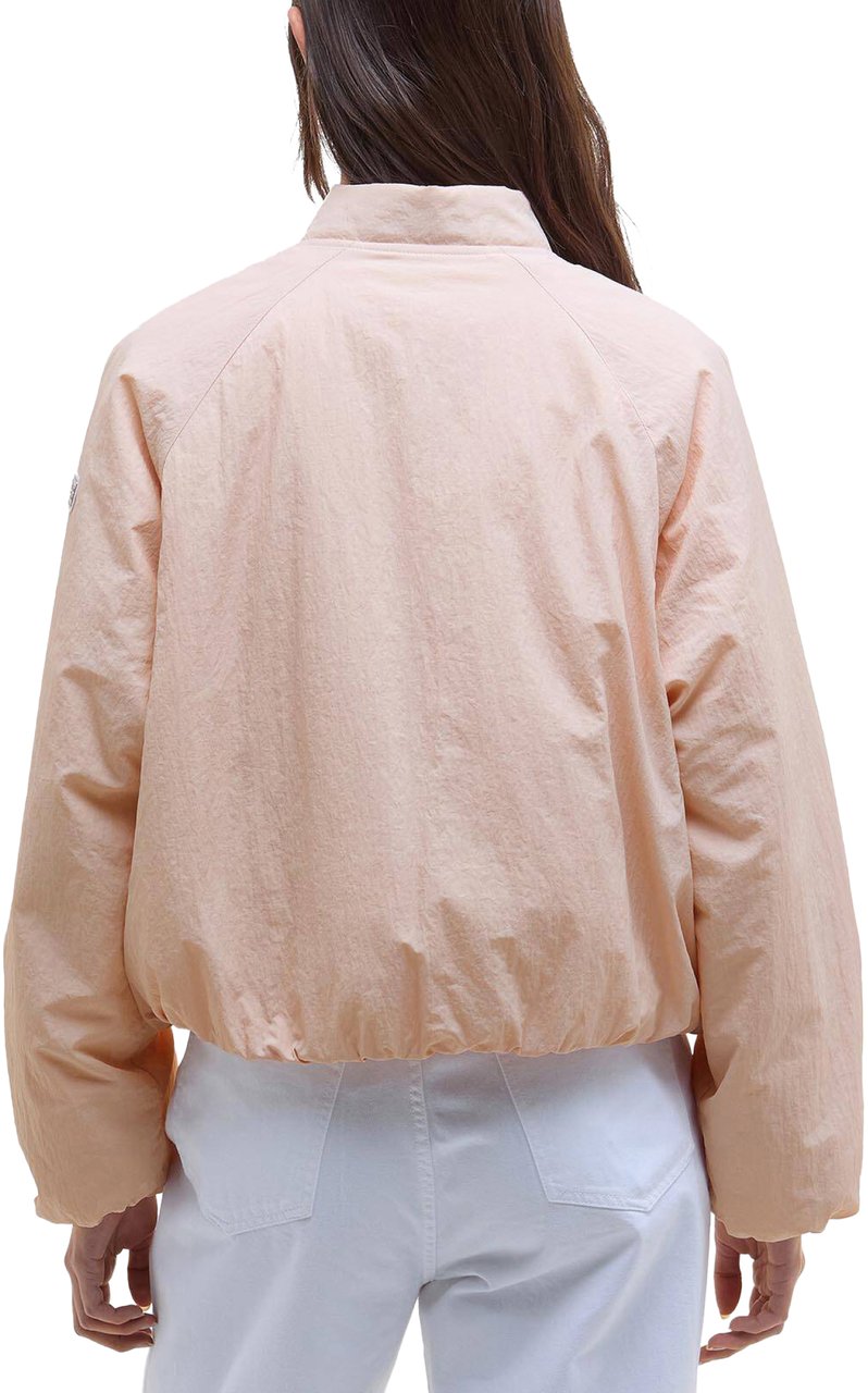 Barbour Costello Relaxed Fit Bomber Jacket Roze