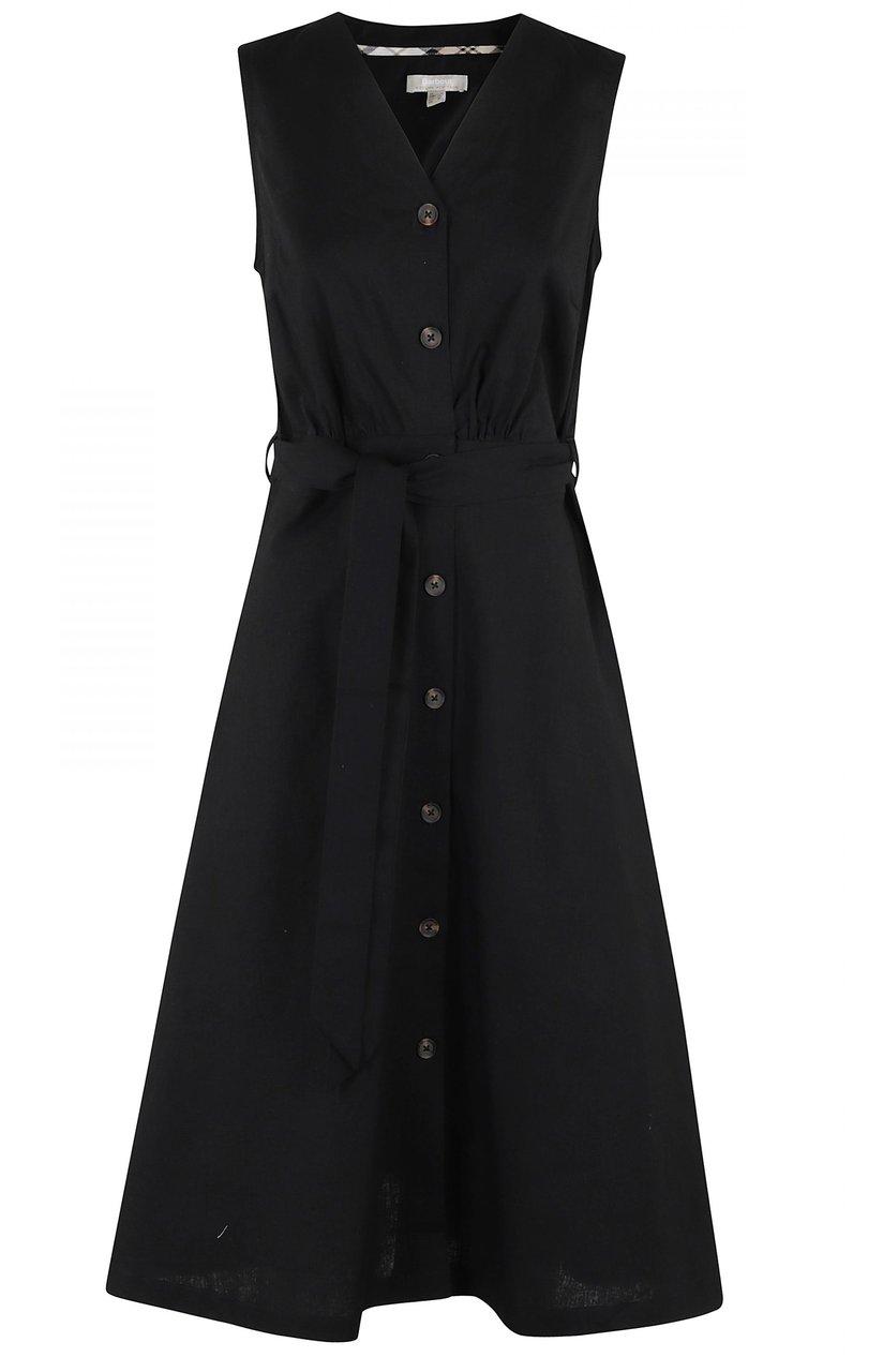 Barbour Dresses Black Zwart