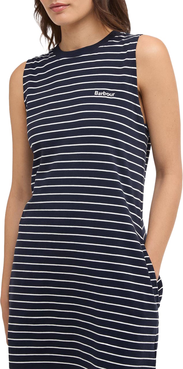 Barbour Dresses Navy/Cloud Stripe Navy
