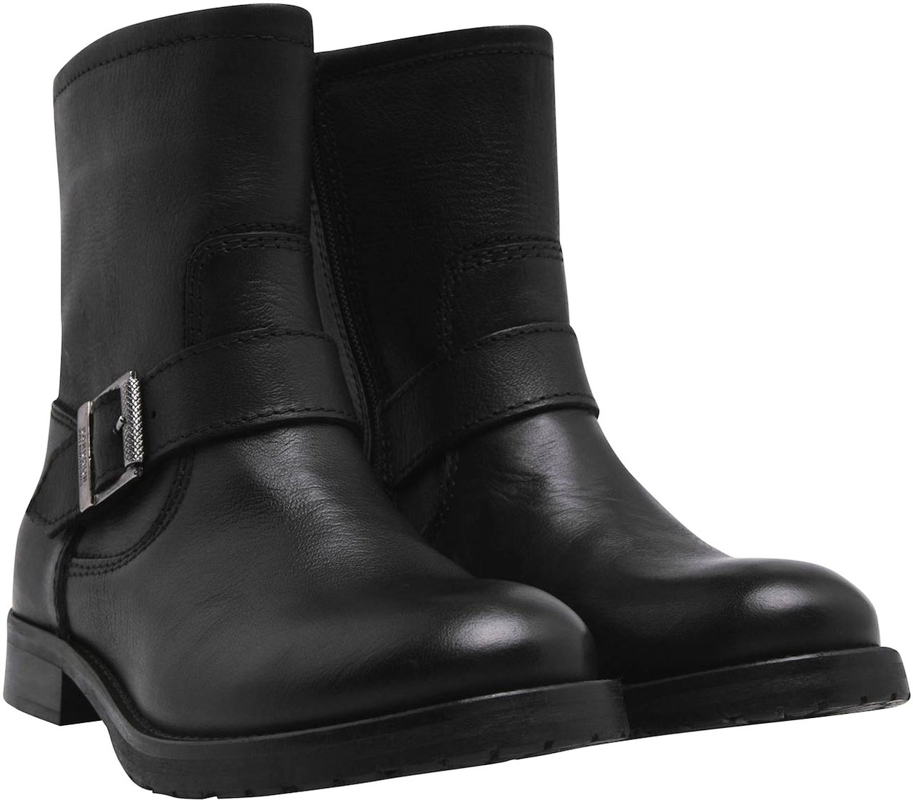 Barbour Baja Biker Boots Zwart