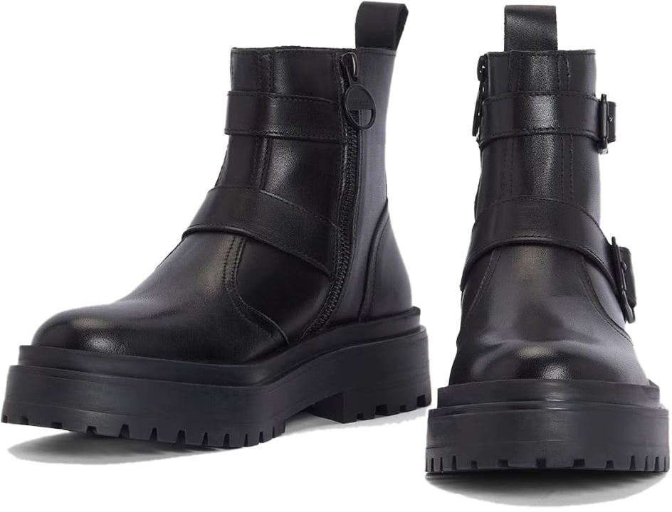 Barbour Tasmin Double-buckle Chelsea Boots Zwart