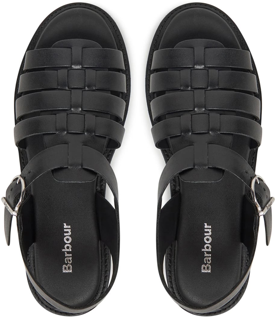 Barbour Otterburn Fisherman Sandals Zwart