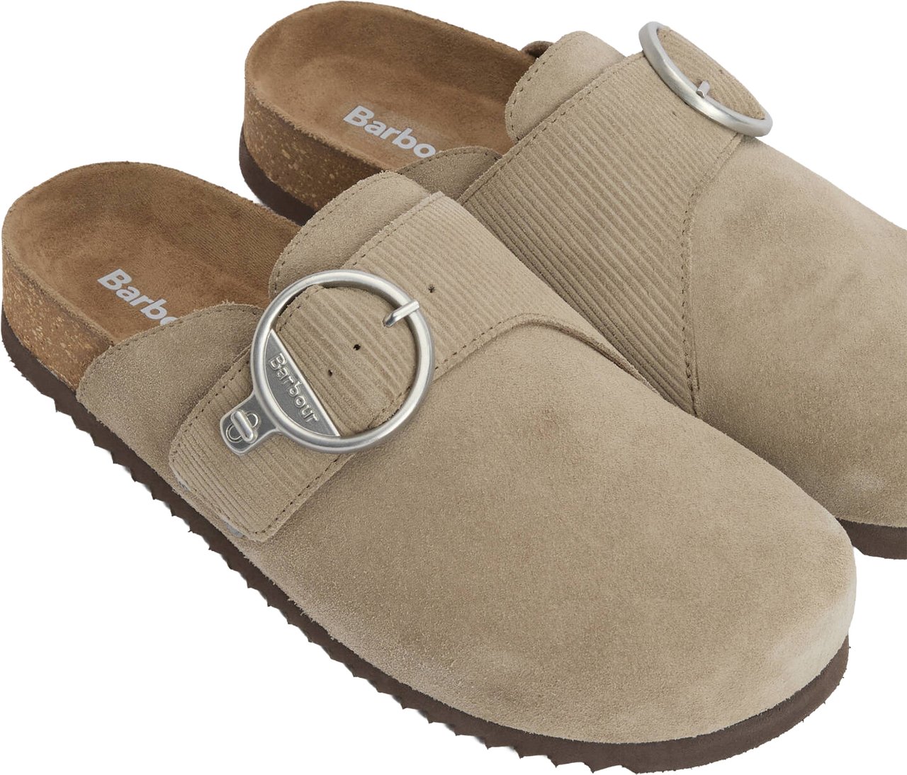 Barbour Sandals Taupe Suede Taupe