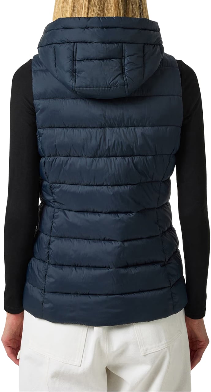 Barbour Shaw Quilted Hooded Gilet Vest Blauw